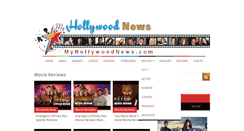 Desktop Screenshot of myhollywoodnews.com